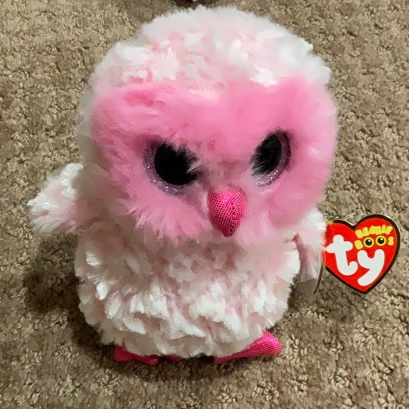 Ty | Toys | Ty Beanie Boos Twiggy Pink Owl Nwt | Poshmark